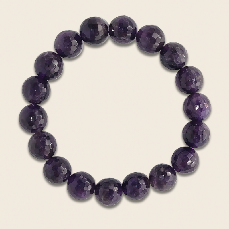 Amethyst Cutting Bracelet